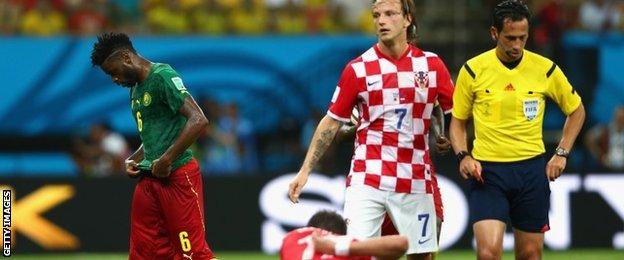 Stipe Pletikosa. Croatia v Cameroon. Group match. FIFA World Cup