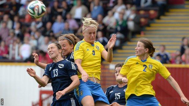 Scotland lost to Sweden in World Cup qualifying