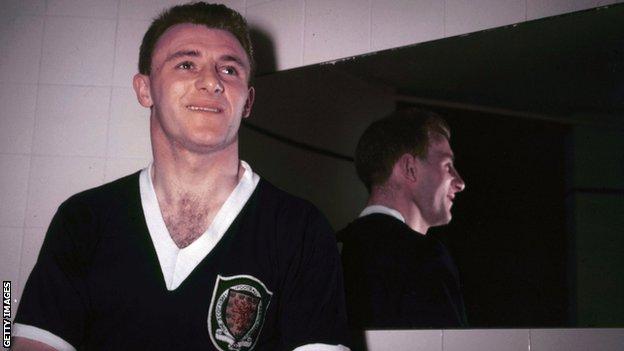 Tommy Docherty in 1955