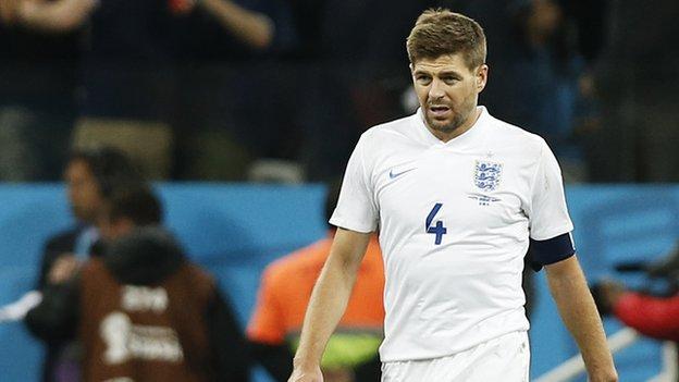 Steven Gerrard: England midfielder at World Cup 2010