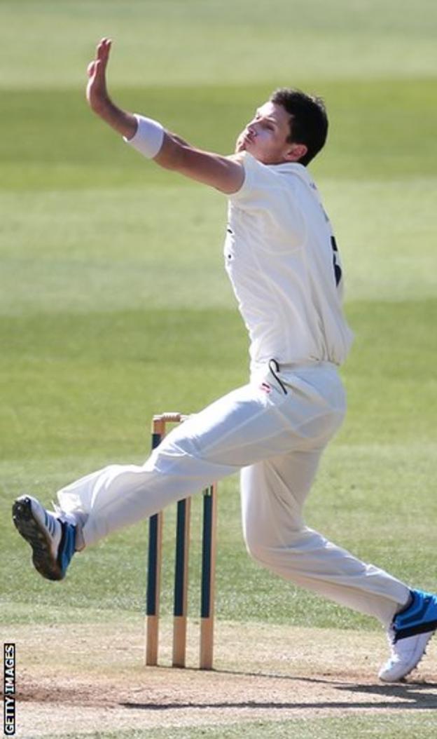 James Harris in action for Middlesex