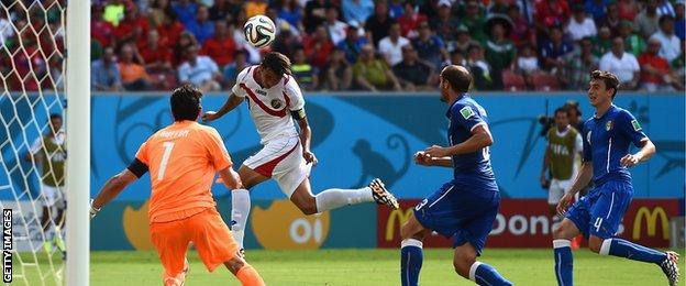 Costa Rica have reached the knockout stages of the World Cup for the second time in their history after 1990