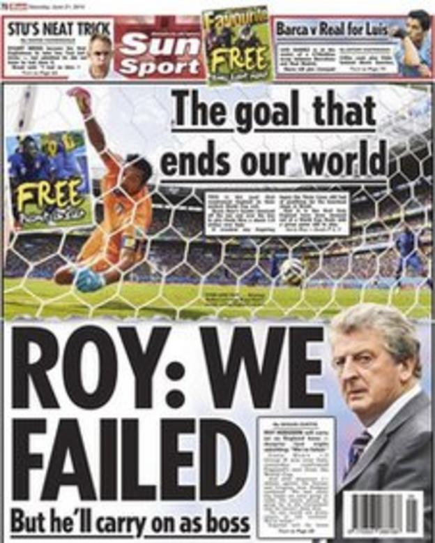 The Sun's back page