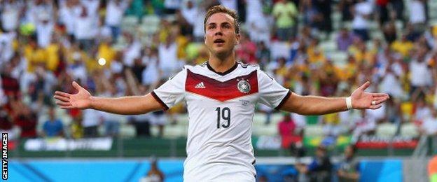 Germany's Mario Gotze