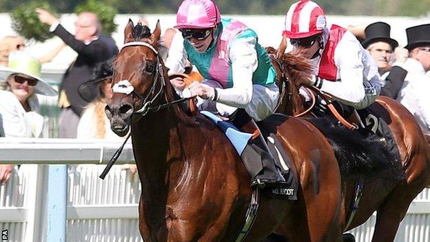 Kingman won the St James's Palace Stakes on the opening day of the Royal meeting