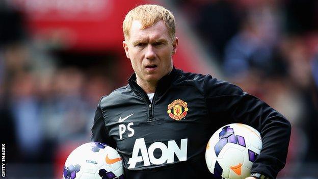 Former Manchester United and England midfielder Paul Scholes