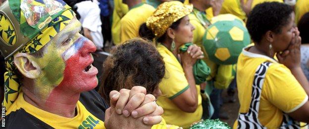 Brazil fans