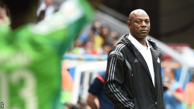 World Cup 2014: Nigeria coach Stephen Keshi resigns after exit - BBC Sport