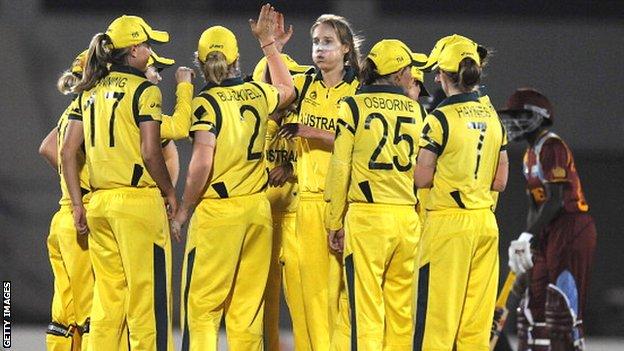 Australia beat West Indies to win the 2013 World Cup
