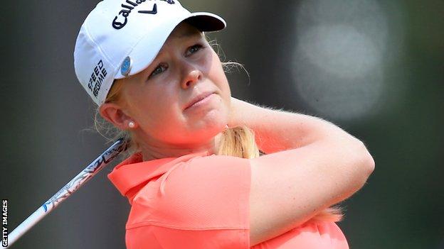 Stephanie Meadow has finished third in her first two tournaments as a professional