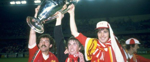 Alan Hansen with the European Cup