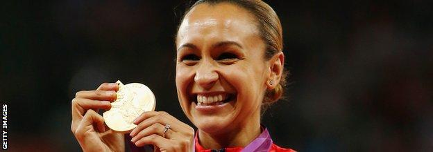 Jessica Ennis Olympic gold medal