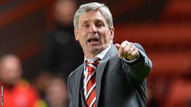 Blackpool manager Jose Riga