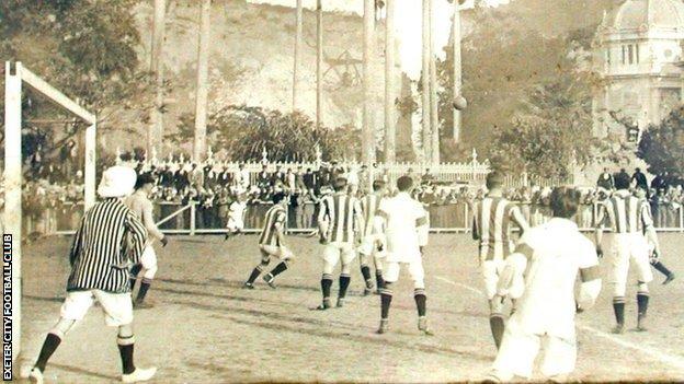 Exeter City v Brazil 1914
