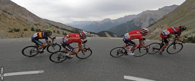 Riders in the Alps