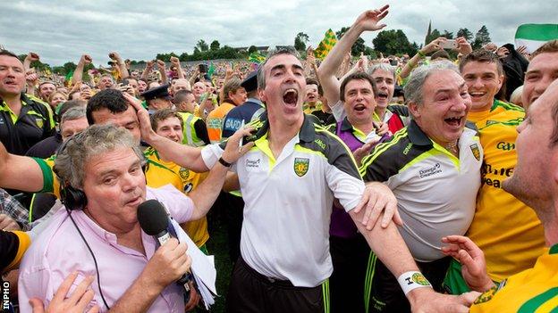 Jim McGuinness has led Donegal to three Ulster titles in four years