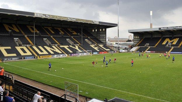Notts County's Meadow Lane ground