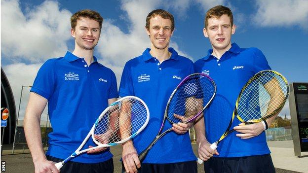 Kevin Moran, Stuart Crawford and Greg Lobban