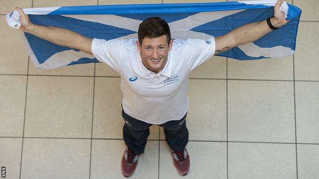 Scottish swimmers Michael Jamieson