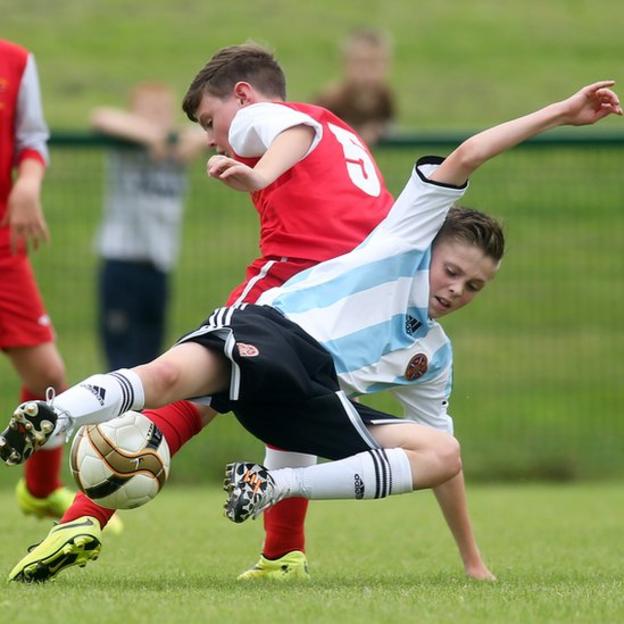 Foyle Cup youth football photos BBC Sport