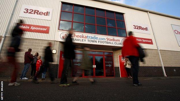 Crawley Town's Checkatrade.com Stadium