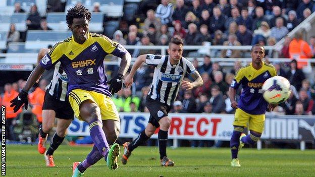 Wilfried Bony of Swansea City