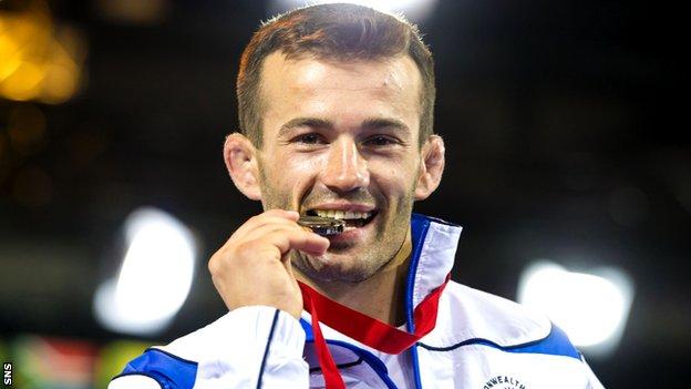 Viorel Etko won bronze for Scotland