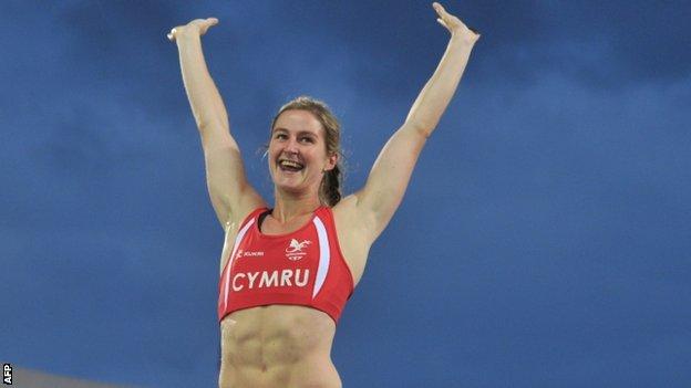 Sally Peake had attempted to equal her Welsh record in her bid for gold