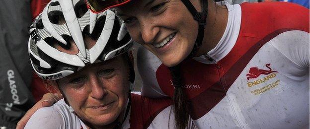Pooley was racing her last international cycle race. Armitstead said: "It's such a shame Emma is retiring today - it was a fantastic job from her."