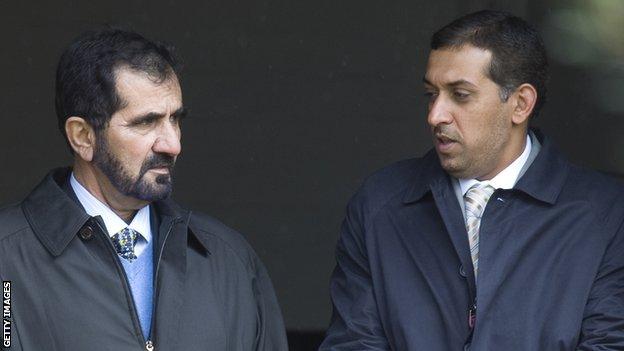 Sheikh Mohammed and Mahmood Al Zarooni