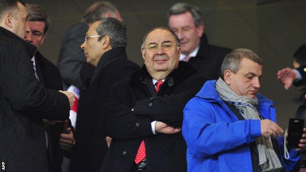 Arsenal shareholder Alisher Usmanov