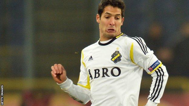 Celso Borges playing for AIK