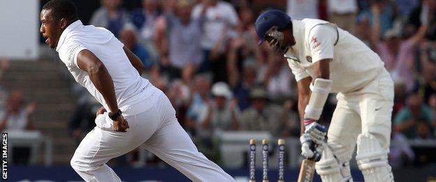 England's Chris Jordan bowls India's Pankaj Singh