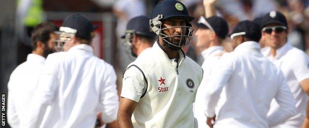 Cheteshwar Pujara is out for India