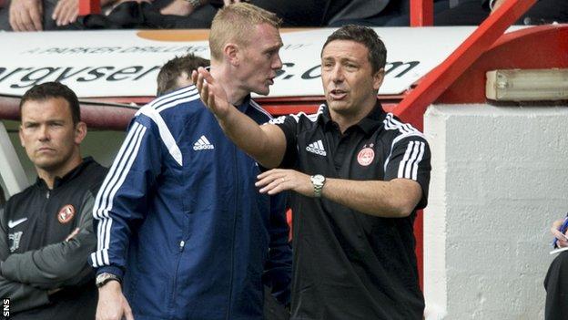 Derek McInnes admitted Aberdeen were tired as they lost 3-0 to Dundee United.
