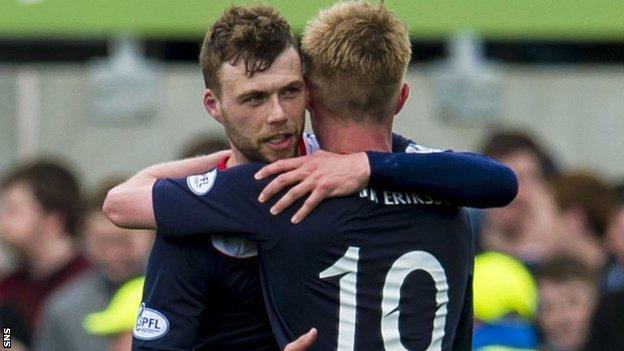 Last season's top scorer Rory Loy netted Falkirk's first goal against Cowdenbeath on Saturday