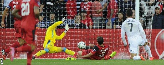 Ronaldo scores the opener for Real Madrid