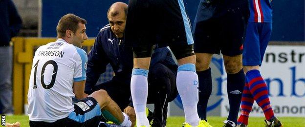 Dundee captain Kevin Thomson