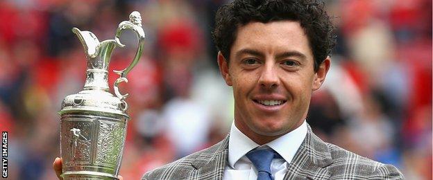 Rory McIlroy at Old Trafford