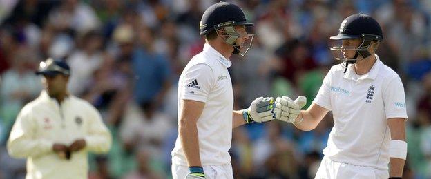 England's Jos Buttler and Joe Root