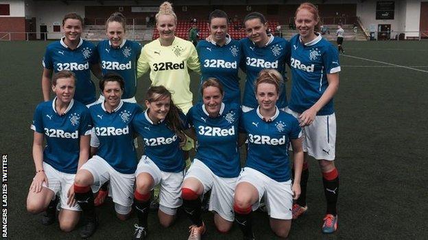 Rangers Ladies team