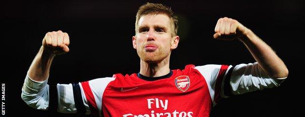 Per Mertesacker is poised for an Arsenal recall