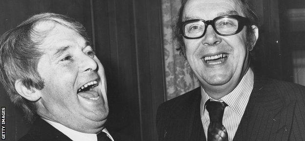 Ernie Wise and Eric Morecambe