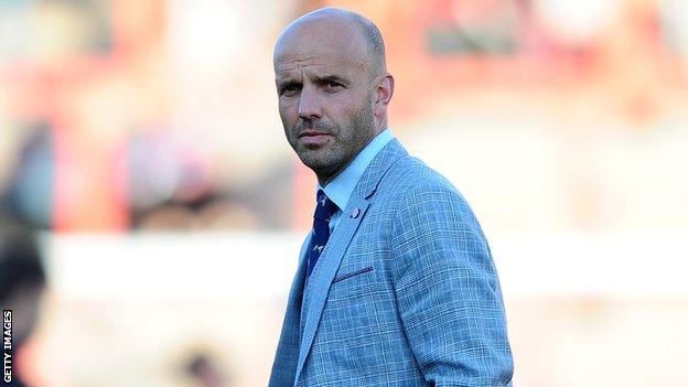 Exeter City manager Paul Tisdale