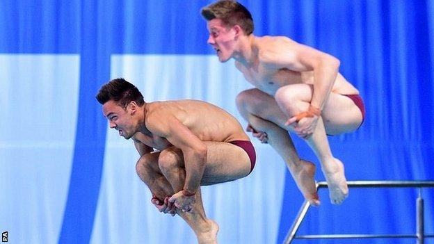 Tom Daley and James Denny