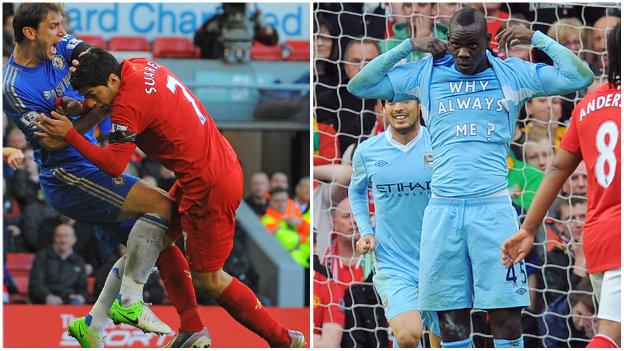 Luis Suarez and Mario Balotelli