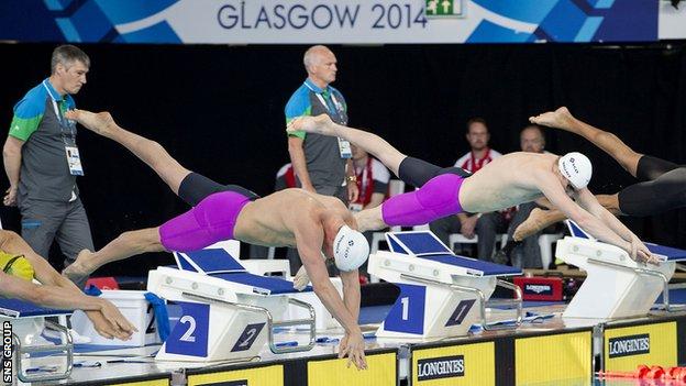 Tollcross will stage the swimming events in 2018