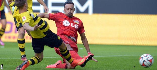 Karim Bellarabi scores fastest Bundesliga goal for Bayer Leverkusen