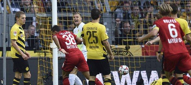 Karim Bellarabi scores fastest Bundesliga goal for Bayer Leverkusen