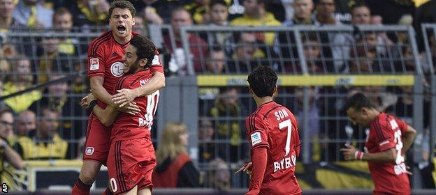 Karim Bellarabi scores fastest Bundesliga goal for Bayer Leverkusen